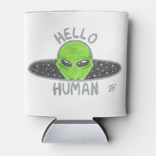 Rafraîchisseur Pour Canette Alien Can Coozie (Devant)