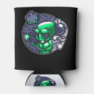 Rafraîchisseur Pour Canette Alien Selfie Snap Pour Astronome Enseignant Ventil