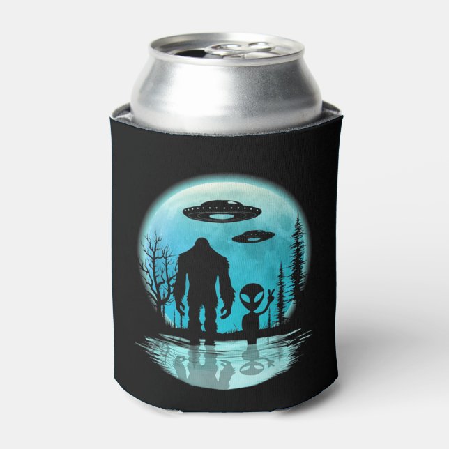 Rafraîchisseur Pour Canette Alien UFO Bigfoot (Can devant)