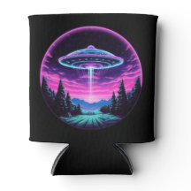 Alien vaisseau spatial rétro futuriste