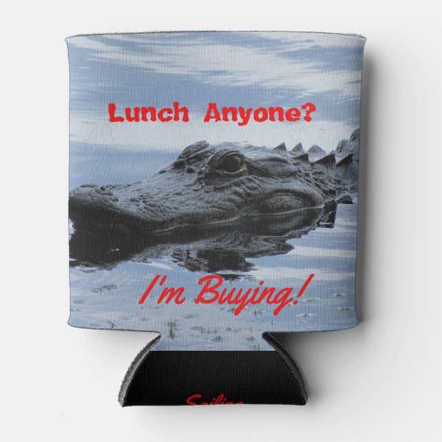 Rafraîchisseur Pour Canette Alligator Lunch Invitation Peut Beverage Cooler (Devant)