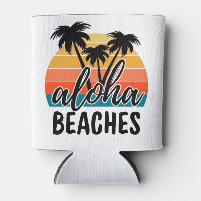 Rafraîchisseur Pour Canette Aloha BEACHES (Devant)