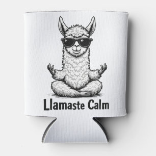 Rafraîchisseur Pour Canette Alpaca Séjour Calme Llamaste Lama Yoga Amusant
