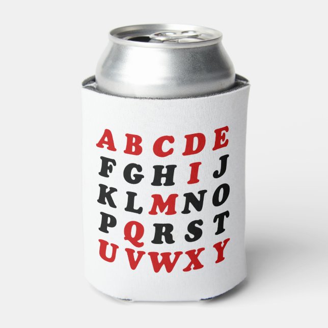 Rafraîchisseur Pour Canette Alphabet anglais (Can devant)