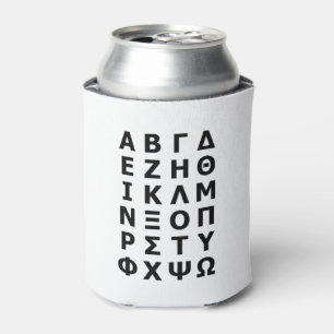 Rafraîchisseur Pour Canette Alphabet grec