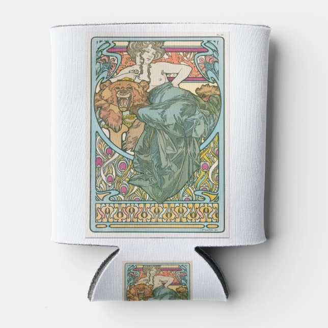 Rafraîchisseur Pour Canette Alphonse Mucha (Devant)