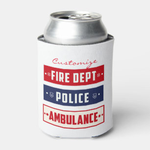 Rafraîchisseur Pour Canette Ambulance de police des incendies Thunder_Cove