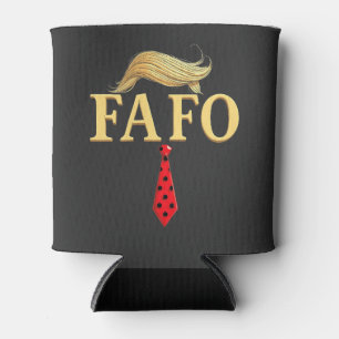 Rafraîchisseur Pour Canette Américain Donald Trump FAFO USA Drapeau patriotiqu
