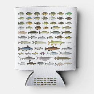 Rafraîchisseur Pour Canette Amérique du Nord Groupe de poissons d'eau douce