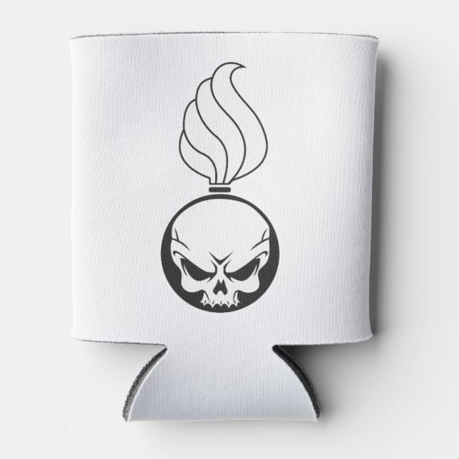 Rafraîchisseur Pour Canette Ammo Pisspot de crâne peut refroidir (Devant)