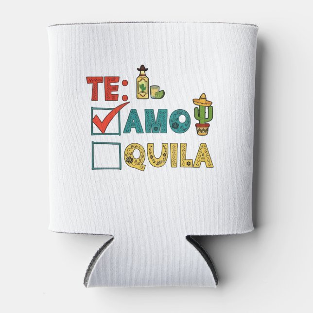 Rafraîchisseur Pour Canette Amo Tequila Cinco De Mayo Drôle (Devant)