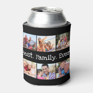 Rafraîchisseur Pour Canette Amusant Meilleure famille photo Collage personnali