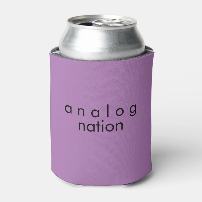 Rafraîchisseur Pour Canette Analog Nation Lavender mousse Can Cooler (Can devant)