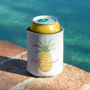 Rafraîchisseur Pour Canette Ananas tropical d'été