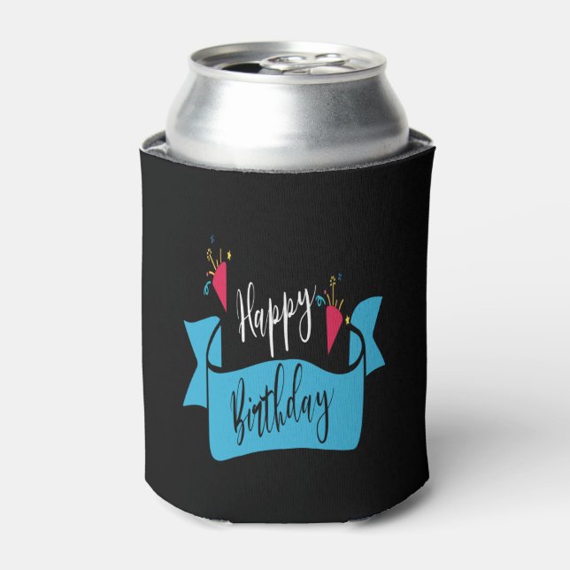 Rafraîchisseur Pour Canette anniversaire heureux (Can devant)