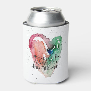 Rafraîchisseur Pour Canette Aquarelle de la fête des amoureuses du Prosecco
