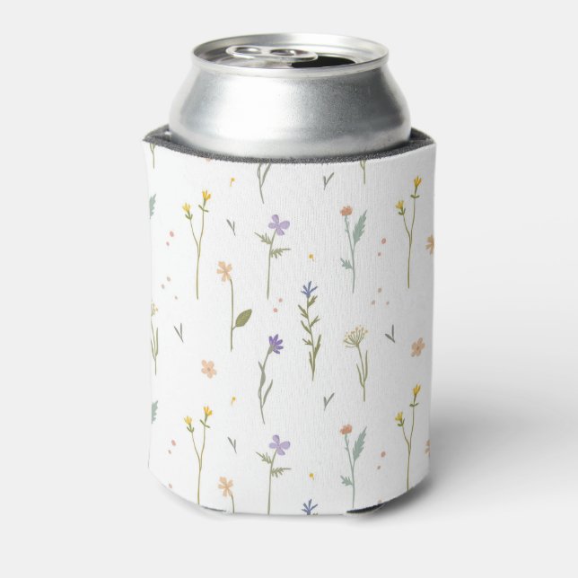 Rafraîchisseur Pour Canette Aquarelle printanière Botanique floraison sans joi (Can Dos)