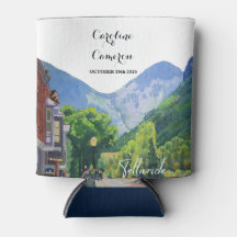 Aquarelle Telluride Colorado Ski Mountain