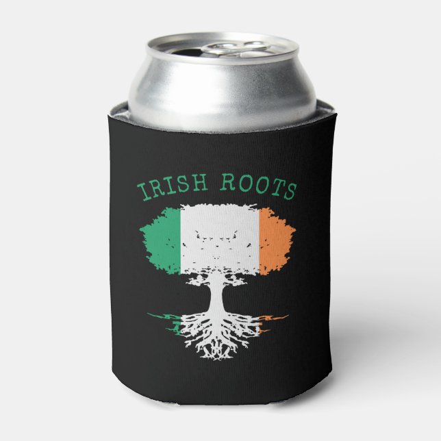 Rafraîchisseur Pour Canette Arbre de la famille des racines irlandaises (Can devant)