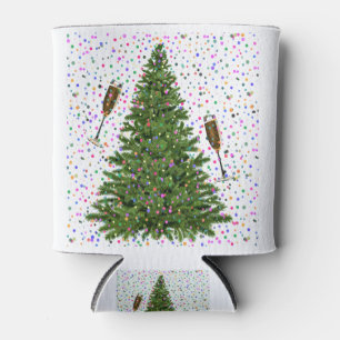 Rafraîchisseur Pour Canette arbre de noël du champagne