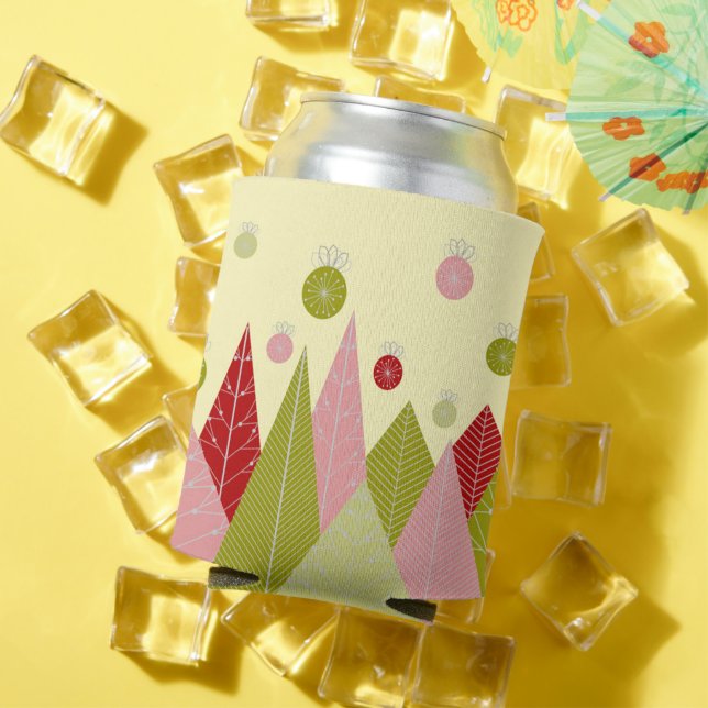 Rafraîchisseur Pour Canette Arbres de Noël colorés (Été in situ)