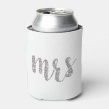 Argent mrs, script chic, fausse parties scintillan