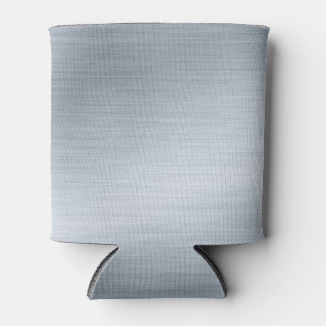 Rafraîchisseur Pour Canette Arrière - plan argent brossé Faux (Devant)