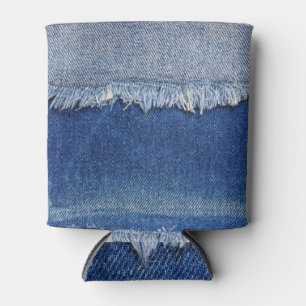 Rafraîchisseur Pour Canette Arrière - plan de tissu Denim Jeans déchiré