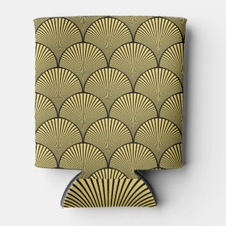 Rafraîchisseur Pour Canette Art déco japonais : Design d'or noir