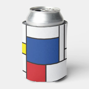 Rafraîchisseur Pour Canette Art Moderne Géométrique Minimaliste De Stijl Mondr