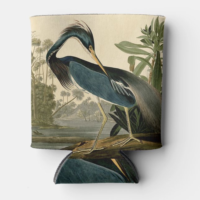Rafraîchisseur Pour Canette Audubon Louisiana Heron Birds America Art (Devant)