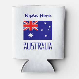 Rafraîchisseur Pour Canette Australie Drapeau Australien Bleu Personnalisé