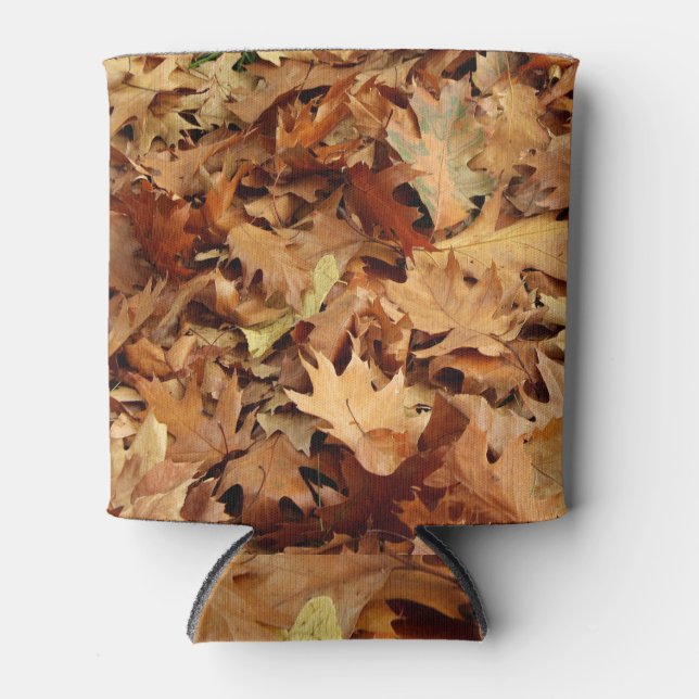 Rafraîchisseur Pour Canette automne, feuilles sèches (Devant)