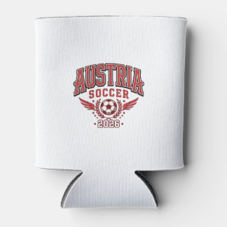 Rafraîchisseur Pour Canette Autriche Football 2026 Football Gras Pays Typograp