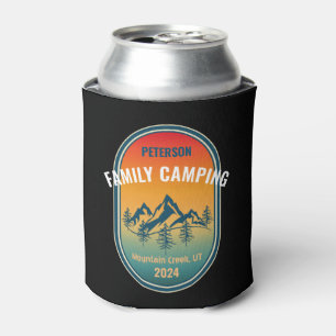Rafraîchisseur Pour Canette Aventure de camping en famille personnalisée au co