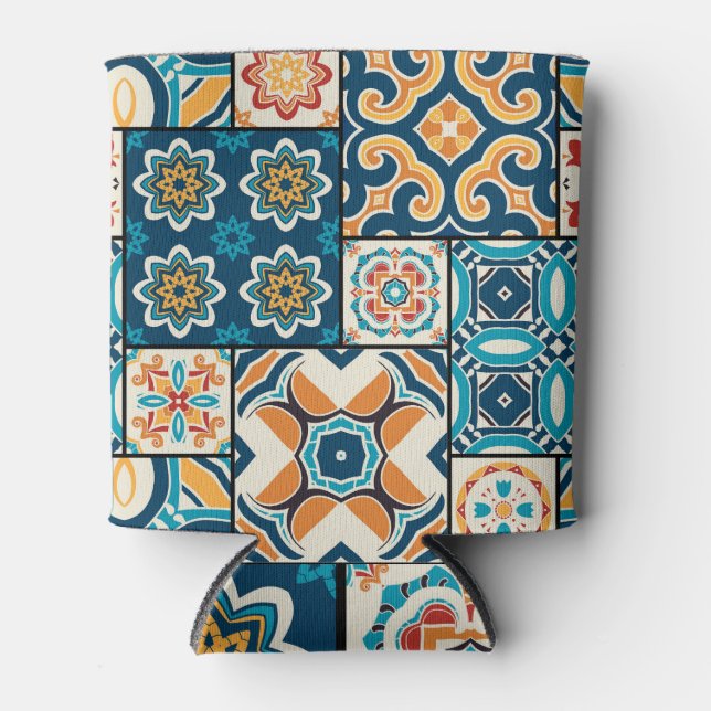 Rafraîchisseur Pour Canette Azulejos Portugais : Art Carrelé Traditionnel. (Devant)