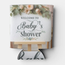Baby shower Can Cooler Personnalisé 12 oz