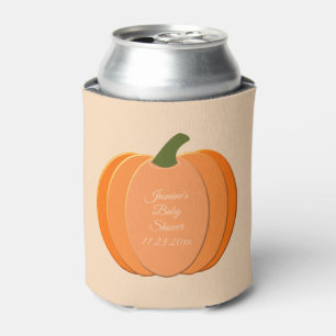 Rafraîchisseur Pour Canette Baby shower Citrouille neutre genre mignon Orange