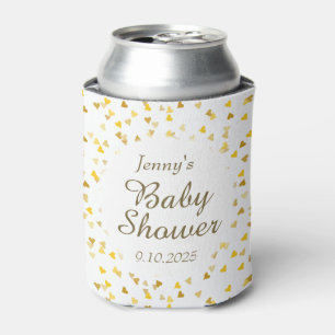 Rafraîchisseur Pour Canette Baby Shower / Sprinkle / Cadeau de mariage Cœurs d