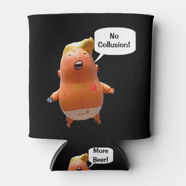 Rafraîchisseur Pour Canette Baby Trump s'exprime (Devant)