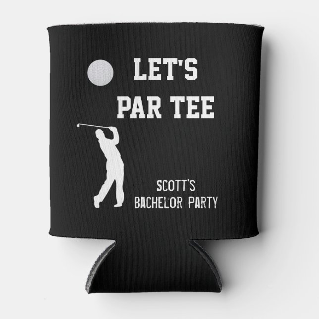 Rafraîchisseur Pour Canette Bachelor Party Par Tee Golf Trip (Devant)