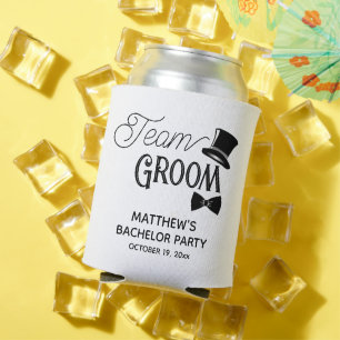 Rafraîchisseur Pour Canette Bachelor Party Team Groom Mariage Faveur