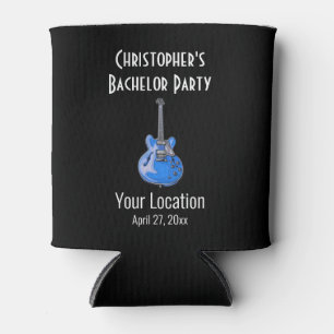 Rafraîchisseur Pour Canette Bachelor Party Wedding Favoriser la guitare