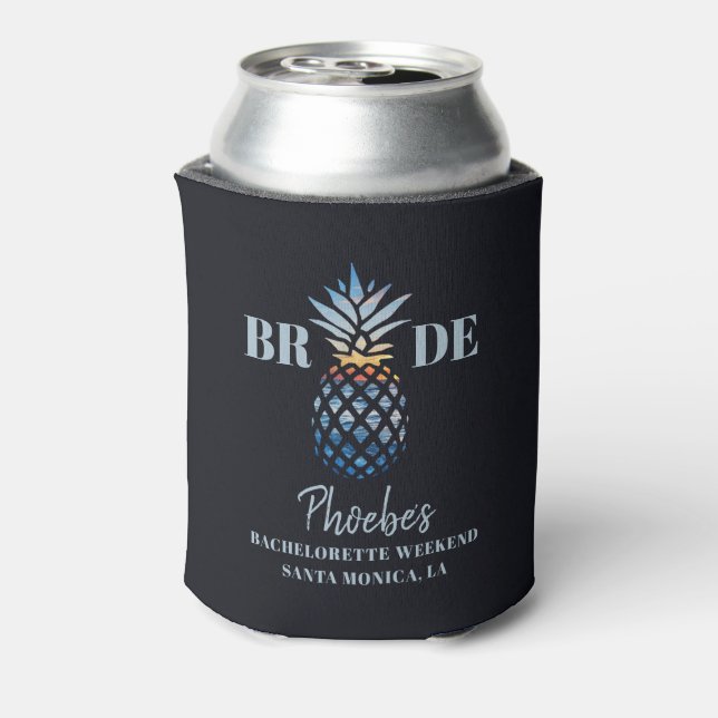 Rafraîchisseur Pour Canette Bachelorette Party Ananas Sunset Personnalisé (Can Dos)