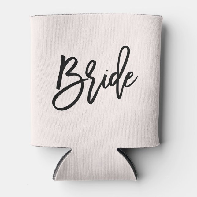 Rafraîchisseur Pour Canette Bachelorette Party Can Cooler BRIDE (Devant)