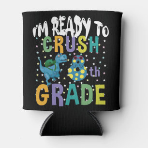 Rafraîchisseur Pour Canette Back to School I'm Ready To Crush 8e Grade Dino
