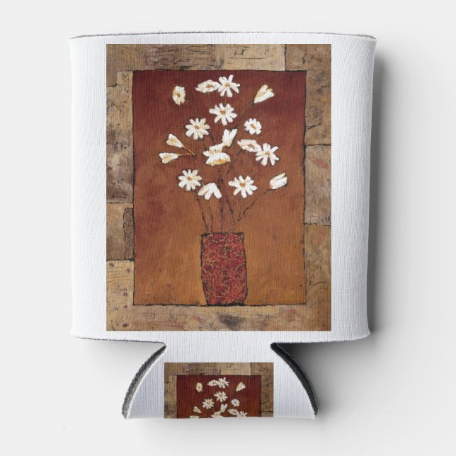 Rafraîchisseur Pour Canette BAG12 Fleurs blanches.tif (Devant)