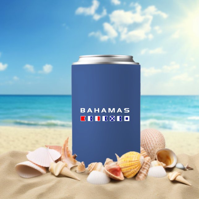 Rafraîchisseur Pour Canette Bahamas Marques de signalisation nautique drapeaux (Créateur téléchargé)