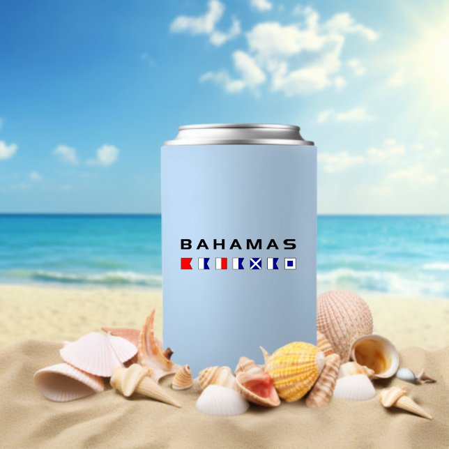 Rafraîchisseur Pour Canette Balises de signalisation marine des Bahamas couleu (Créateur téléchargé)