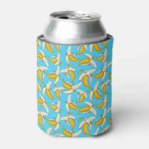 Rafraîchisseur Pour Canette Bananes peellées tendance Pop Art Motif